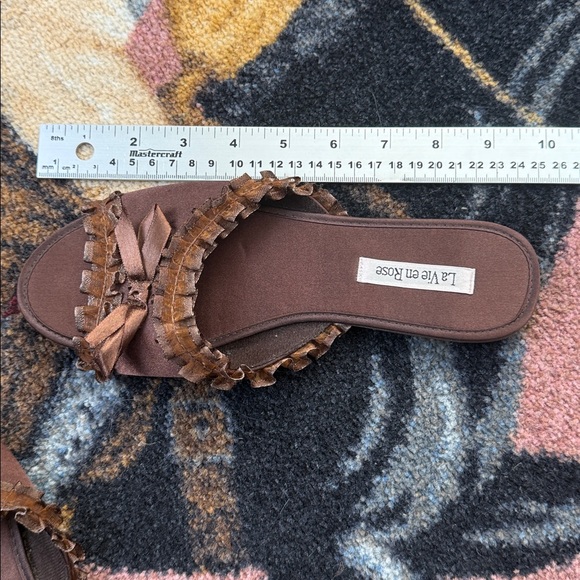 SATIN SLIPPER LA VIE EN ROSE - Picture 3 of 6